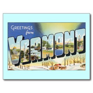 Greetings Vermont Postcards