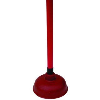 Magnolia Brush 148 Red Plunger with Handle, 5 5/8" Diameter Cup, 21" Overall Length (Case of 12)