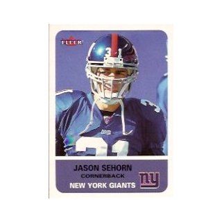2002 Fleer Tradition #149 Jason Sehorn Sports Collectibles