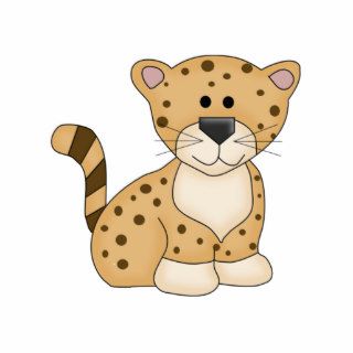 Cute Baby Leopard Photo Cutout
