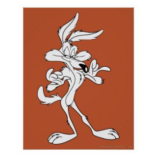 Wile E. Coyote Looking Pleased Print