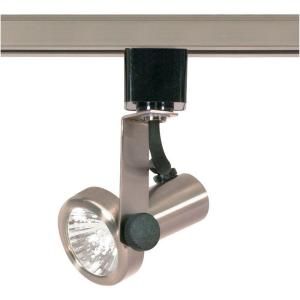 Glomar 1 Light MR16 120 volt Gimbal Ring Track Head in Brushed Nickel HD TH323