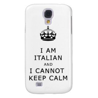 i am italian and i cannot keep calm phone case galaxy s4 cases