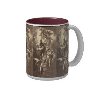 Angels On A Celestial Ladder Mugs