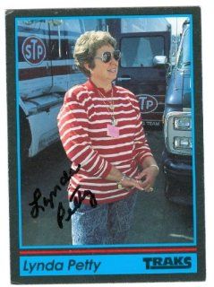 Lynda Petty autographed Trading Card (Auto Racing) 1991 Tracks, #154 at 's Sports Collectibles Store