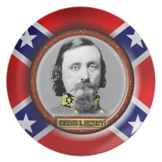George Edward Pickett Civil War Dinner Plate