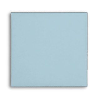 Square Baby Blue Linen Envelopes