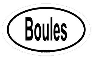 Boules Oval Sticker 