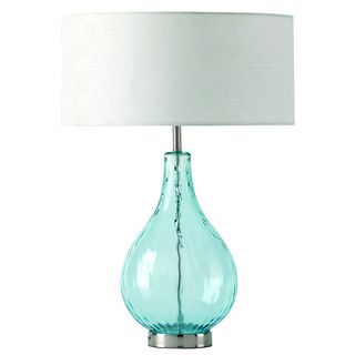 Lucy Aqua Table Lamp Shiraleah Table Lamps