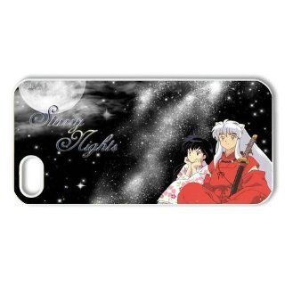 Custom The Cartoon "Inuyasha" Printed Silicon Protective White Case Cover for Apple iPhone 5 DPC 2013 16319 Cell Phones & Accessories