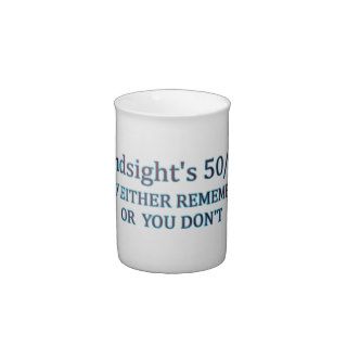 Hindsight's 50/50 You Either Remember Or You Don't Bone China Mug