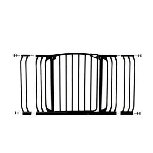Dreambaby Chelsea Xtra Hallway Gate Combo Pack in Black L790B
