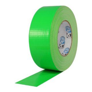 ProTapes Pro Duct 139 PE Coated Cloth Fluorescent Specialty Grade Duct Tape, 60 yds Length x 2" Width, Fluorescent Green (Pack of 1)