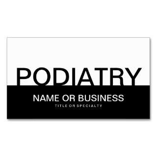 bold PODIATRY Business Card