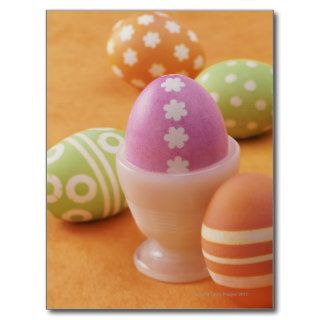 Five Easter Eggs Post Cards