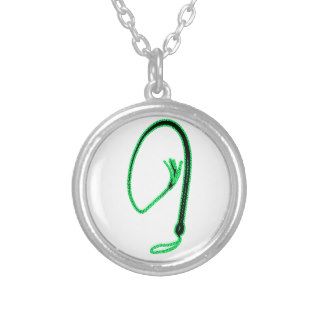 GREEN WHIP NECKLACE