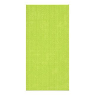 paper073 PAPER LIME GREEN TEXTURED  PATTERN TEMPLA Photo Card Template