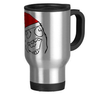 Happy derp santa   meme coffee mug