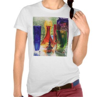 "Sundance" Art Glass Watercolor Painting Shirt