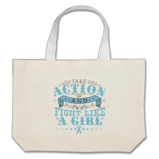 Behcet's Disease Take Action Fight Like A Girl Canvas Bags
