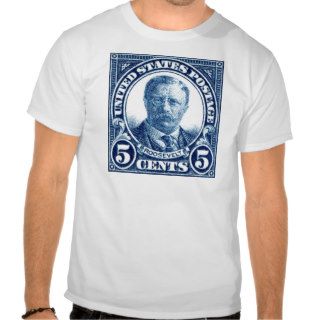 1922 Teddy Roosevelt Stamp T Shirt