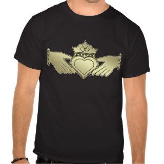 Irish Claddagh W Heart Crown And Hand T shirt