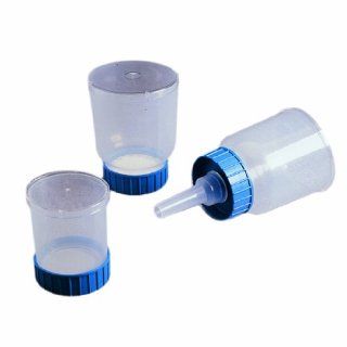 Nalgene 145 0045 Analytical Test Filter Funnel, 100mL Capacity 47mm Cellulose Nitrate (CN) Membrane, 0.45 Microliter Pore Size (Case of 50) Science Lab Filtering Funnels