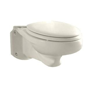 American Standard Glenwall Elongated Pressure Assist Toilet Bowl Only in Linen 3402.016.222