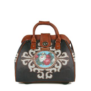 Nicole Lee Cheri 'Rose Pearl' Carry On Rolling Upright Laptop Tote nicole lee Rolling Laptop Cases