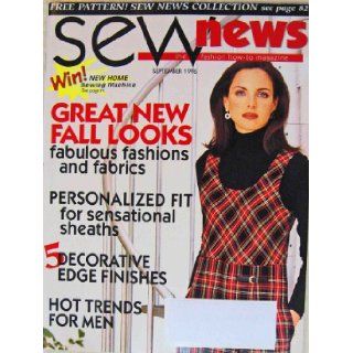 Sew News Magazine, September, 1996, No. 168 Linda Turner Griepentrog Books