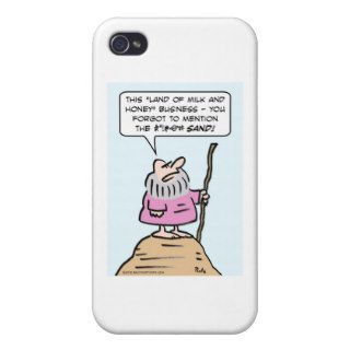 God didn't tell moses about all the sand. iPhone 4 covers
