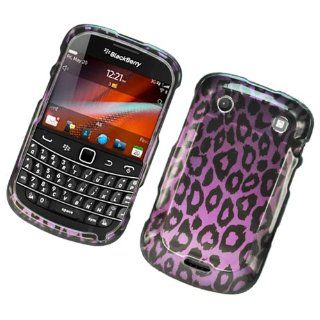 Blackberry 9930 9900 Bold Touch Glossy 2D Purple Leopard 171 