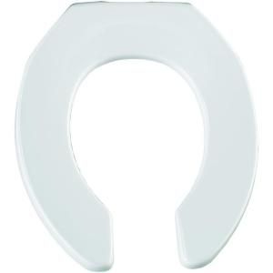 Church STA TITE Round Open Front Toilet Seat in White 397SSCT 000