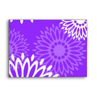 Summertime purple flowers Envelope