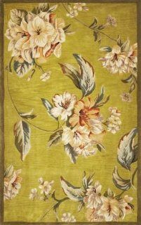 Country & Floral 3' 6" x 5' 6" Kas Oriental Sparta Floral Vines Rug   Area Rugs