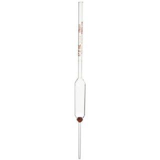 Kimax 3001 176 Glass Milk Test Pipet 17.6mL Volume (Case of 12) Science Lab Bacteriological Pipettes