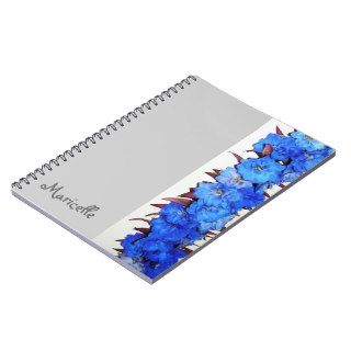 Hawaiian Theme Blue Lei Notebook