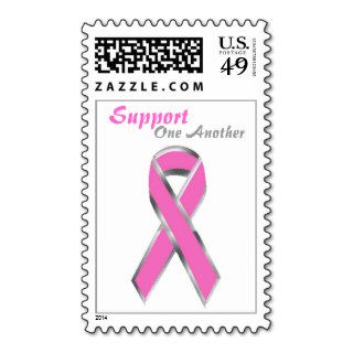 Pink Ribbon, Support One Another  Stamp