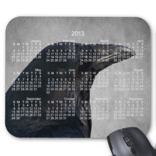 Raven Glamour Shot; 2013 Calendar Mouse Pad