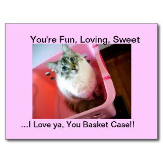 Love ya Basket head. postcard