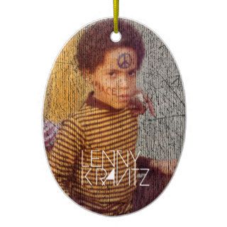 Young Lenny Kravitz Christmas Tree Ornament