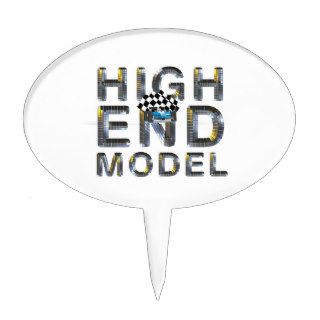 TOP High End Model Oval Cake Toppers
