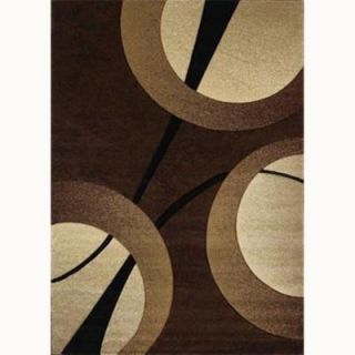 United Weavers Zaga Chocolate 5 ft. 3 in. x 7 ft. 6 in. Contemporary Area Rug 510 22051 58