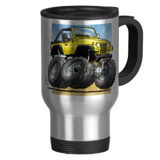 Yellow Jeep YJ Mugs