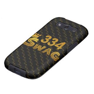 334 Area Code Swag Samsung Galaxy SIII Cover