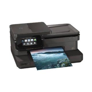 HP Photosmart 7520 Inkjet e All in One Printer   Printer Scanner Copier Fax   Color   13.5 ppm Mono/9 ppm Color Print   Photo Print   Desktop Electronics
