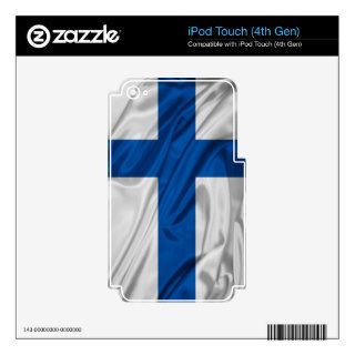 Flag of Finland Skin For iPod Touch 4G