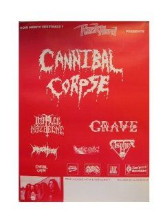 Cannibal Corpse Grave German Tour Poster   Prints