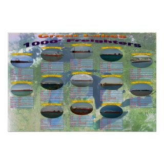 L1000 footer Great Lakes freighters data poster