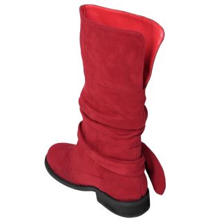 Two Lips Brand Girl's 'TooBootleg' Knot Detail Slouchy Mid calf Boot Two Lips Boots